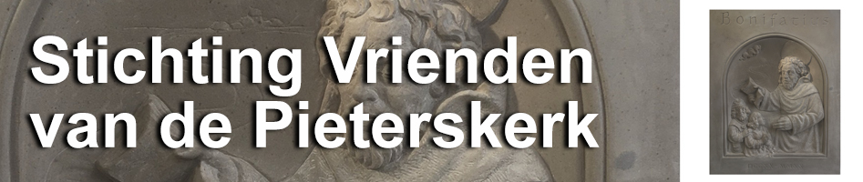 Deze gevelsteen is in de gevel van de Pieterskerk geplaatst.